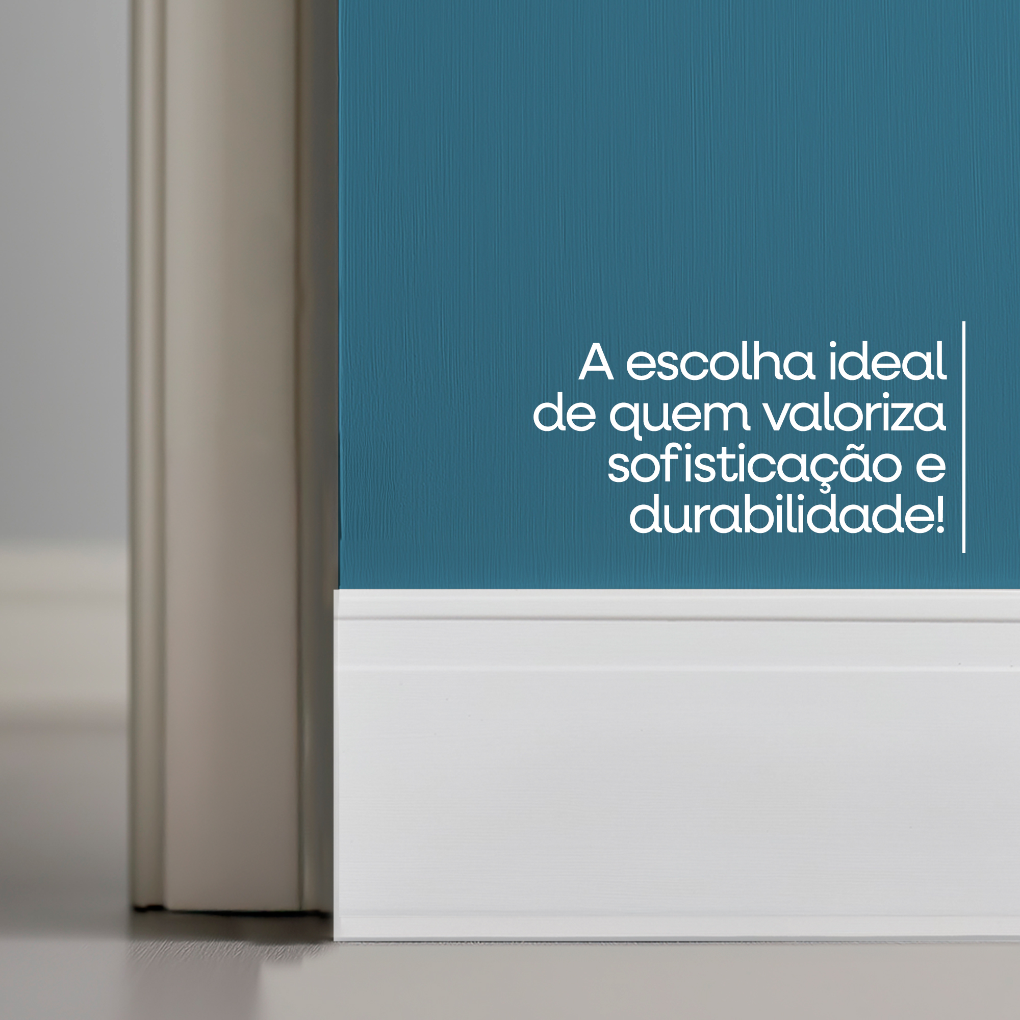 Rodapé premium 7x1x240 cm branco